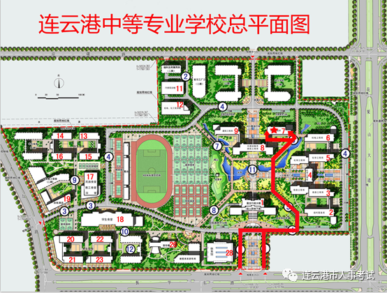 2021年江蘇連云港公務(wù)員考試面試考點(diǎn)分布圖及注意事項