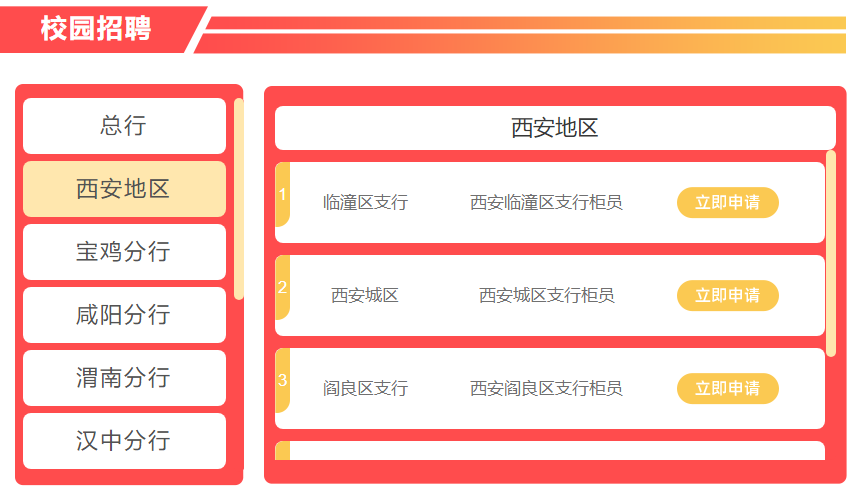 2022長(cháng)安銀行校園、社會(huì )招聘公告