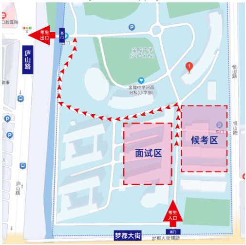 （考點(diǎn)進(jìn)入示意圖）